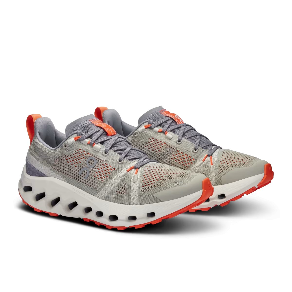 On - pantofi alergare trail - Cloudsurfer Trail W - mov gri deschis alb