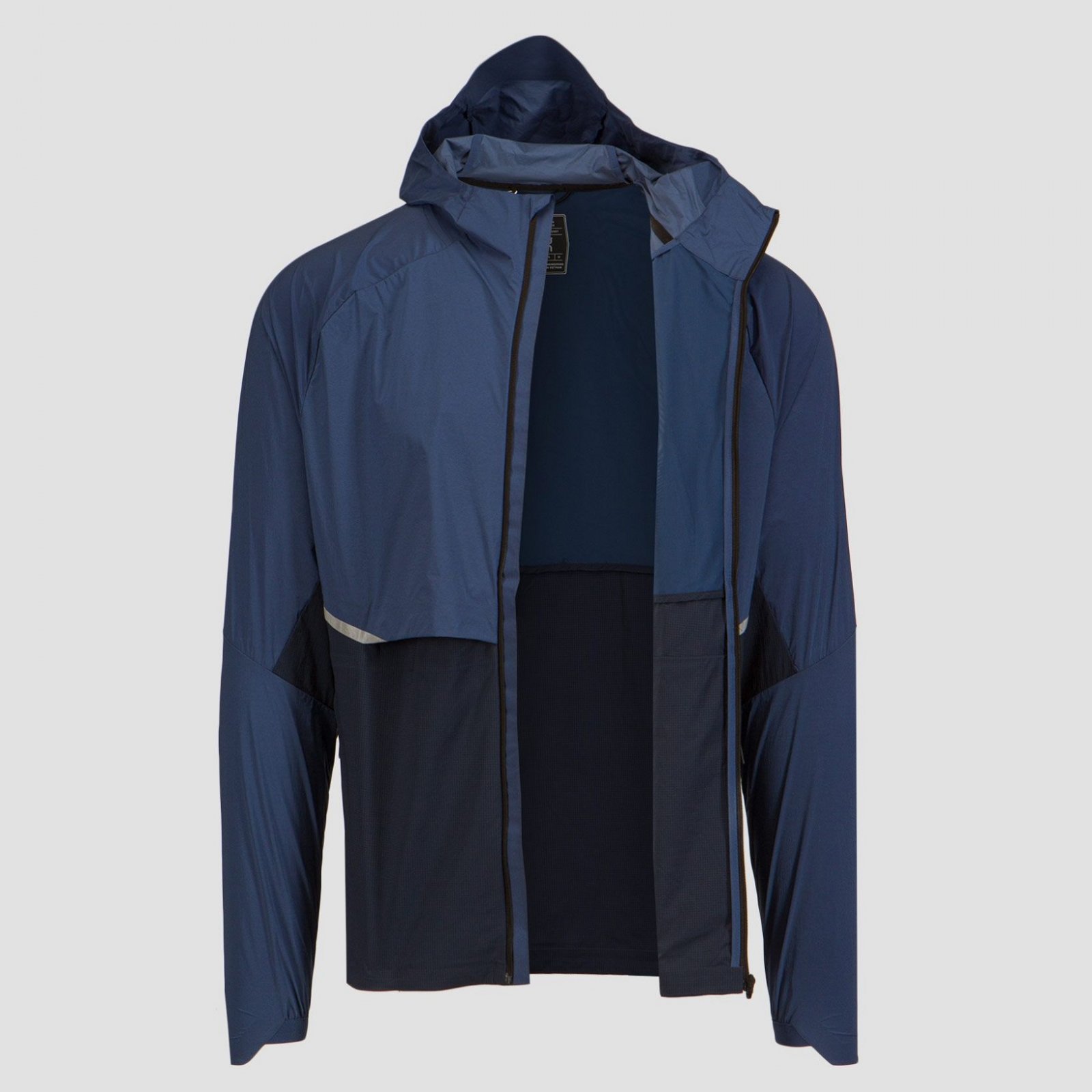 On Cloud - jacheta sport pentru barbati cu fermoar si gluga Core Jacket - albastru Denim Navy