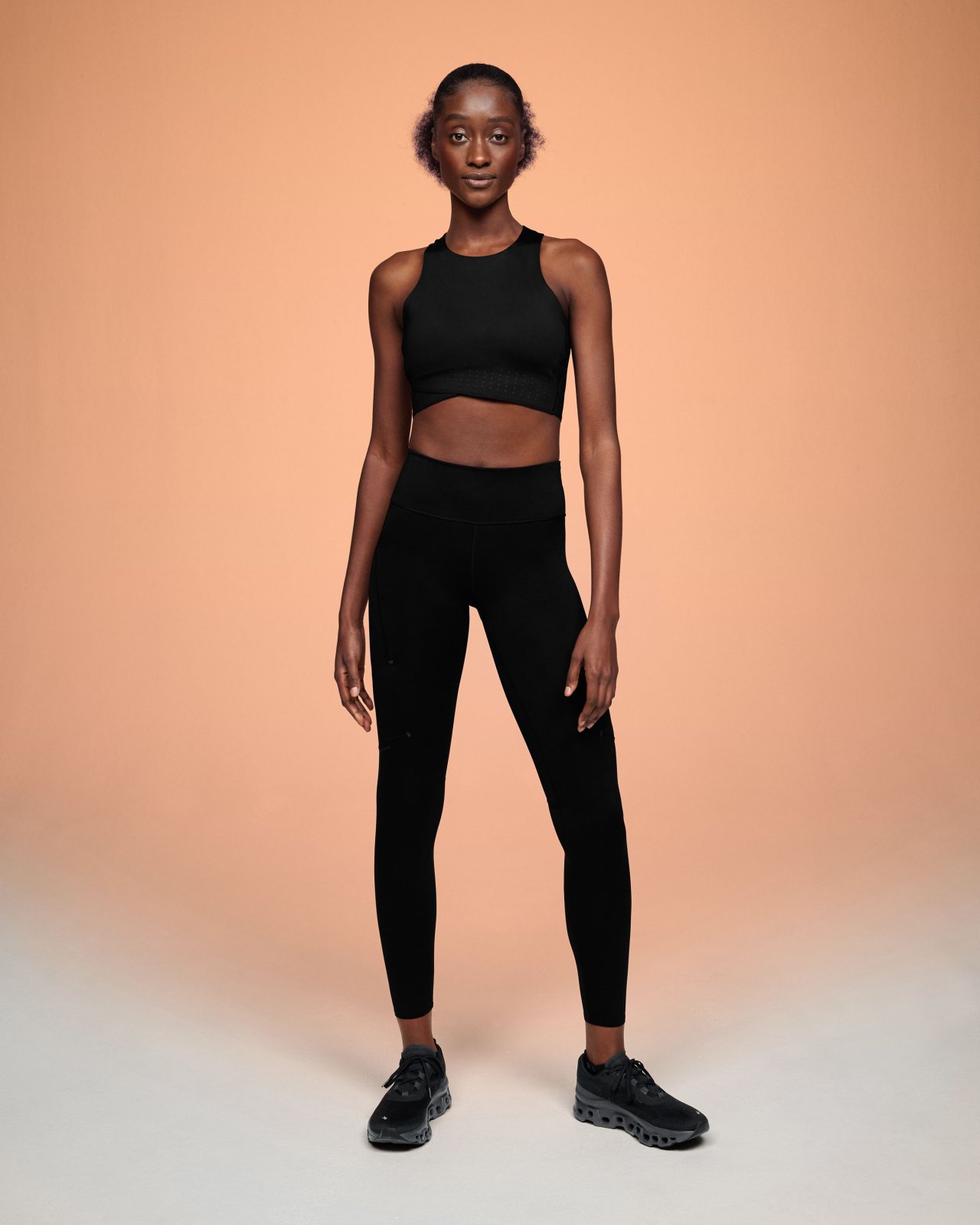 On - colanti lungi alergare pentru femei Performance Tights Long - negru