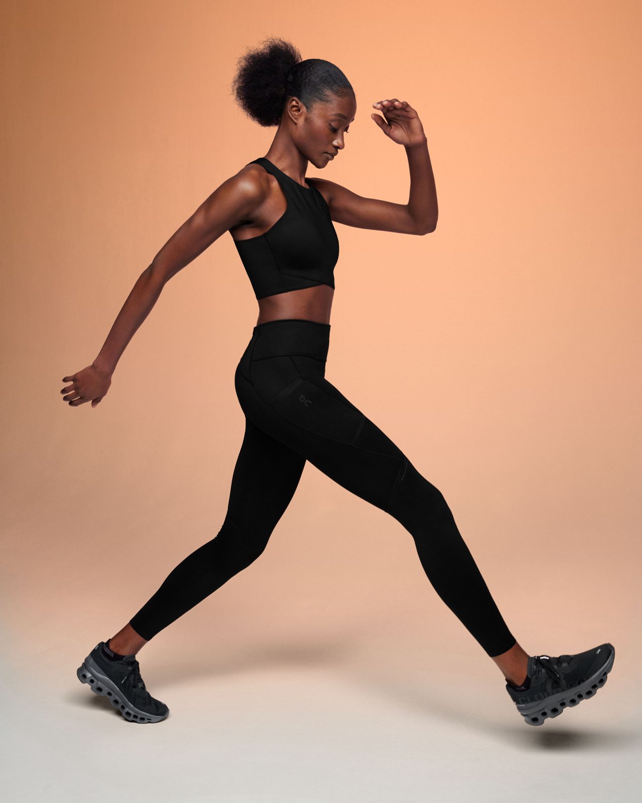 On - colanti lungi alergare pentru femei Performance Tights Long - negru