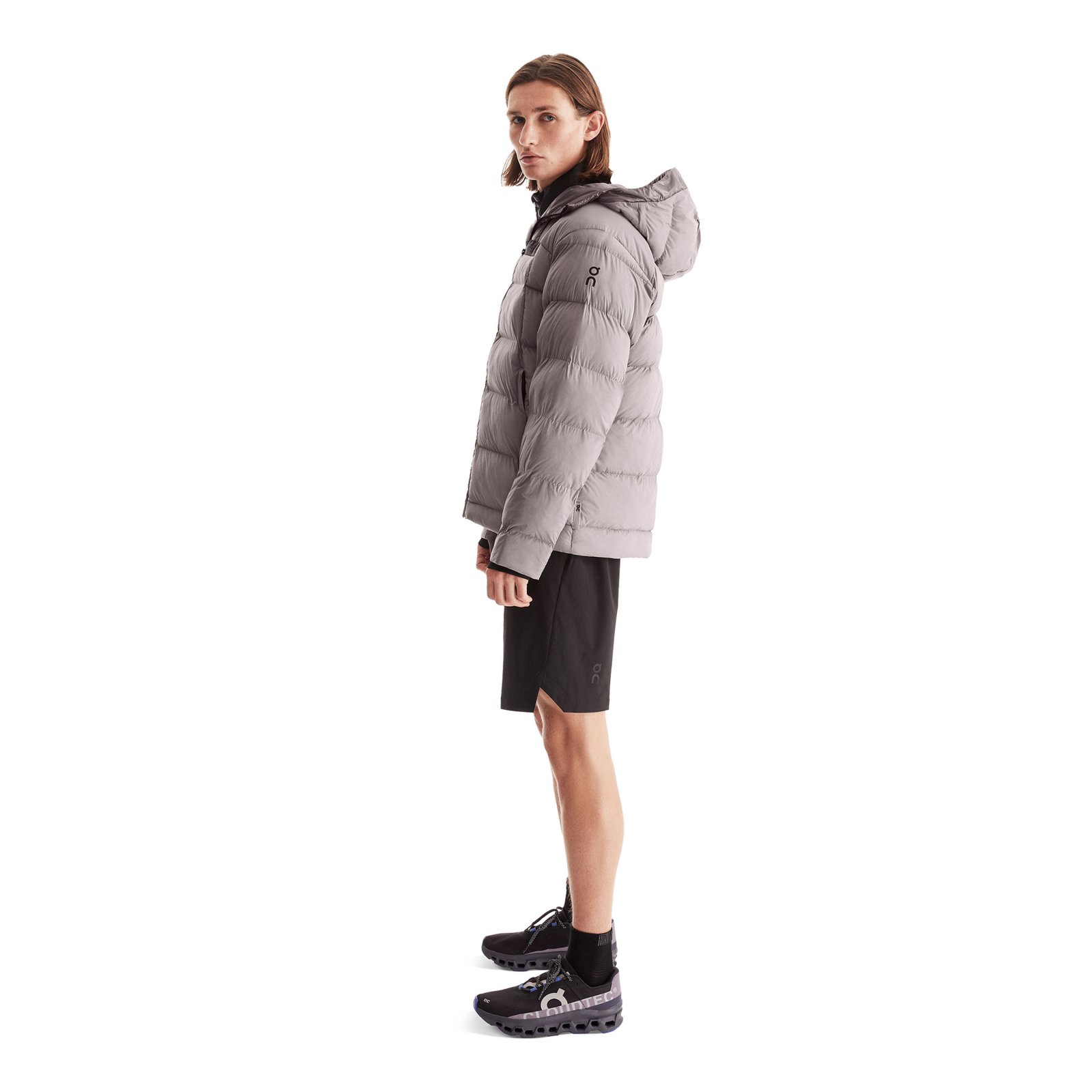 On Cloud - geaca puf vreme rece pentru barbati Challenger Jacket - gri deschis