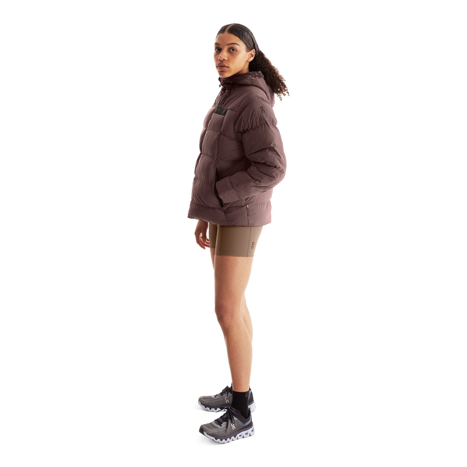 On Cloud - geaca puf vreme rece pentru femei Challenger W Jacket - maro deschis