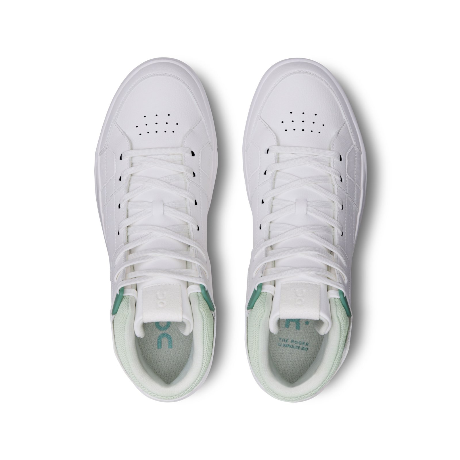 On - pantofi sport - THE ROGER Clubhouse Mid - White | Sandstone