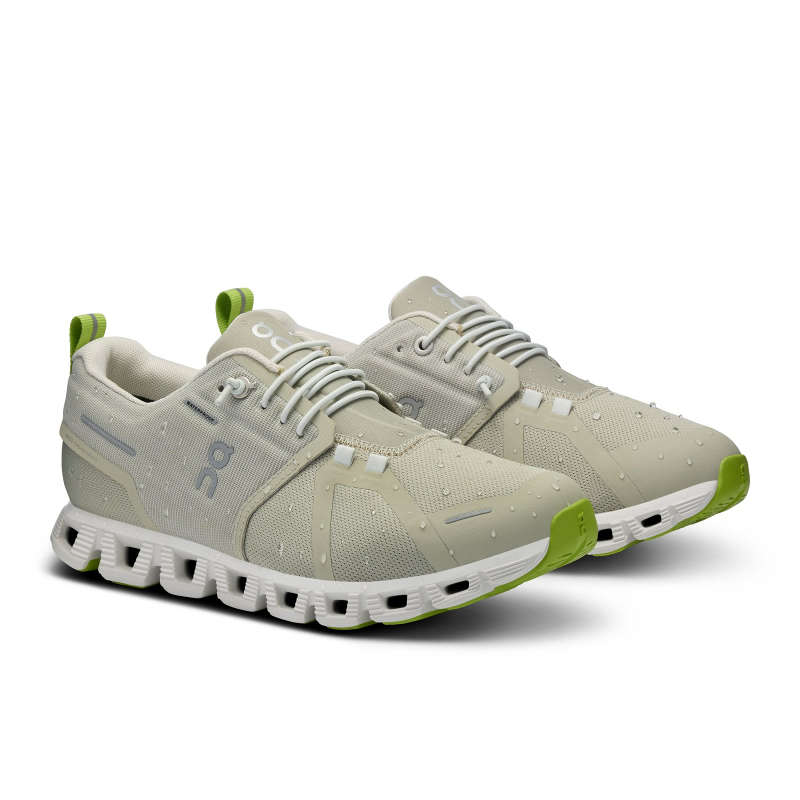 On - pantofi alergare - Cloud 5 Waterproof W - Chalk | Ice