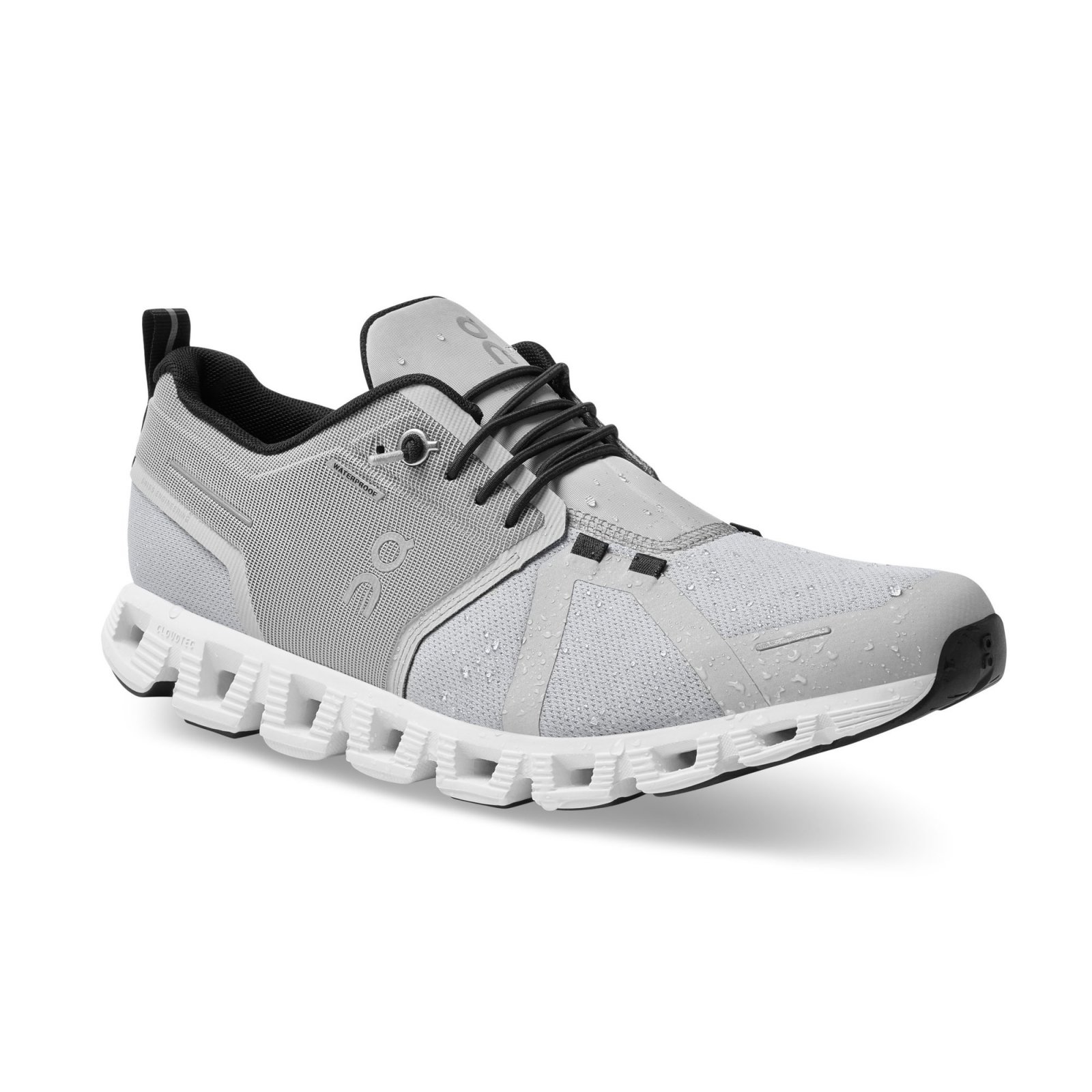 On - pantofi alergare - Cloud 5 Waterproof W - Chalk | Ice
