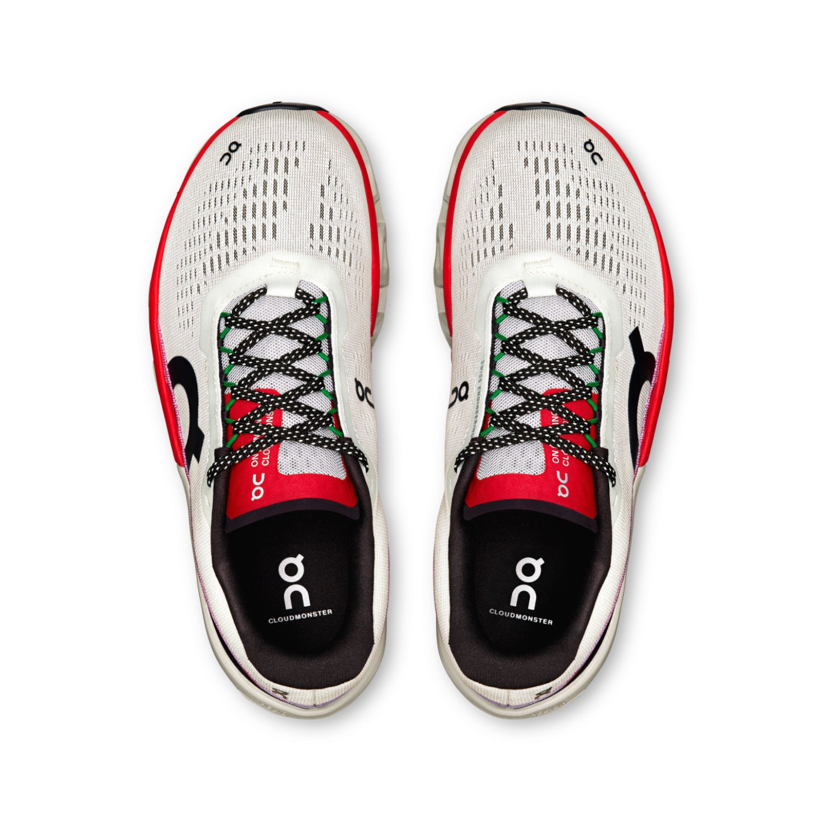 On - pantofi alergare - Cloudmonster 2 W - Ivory | Red