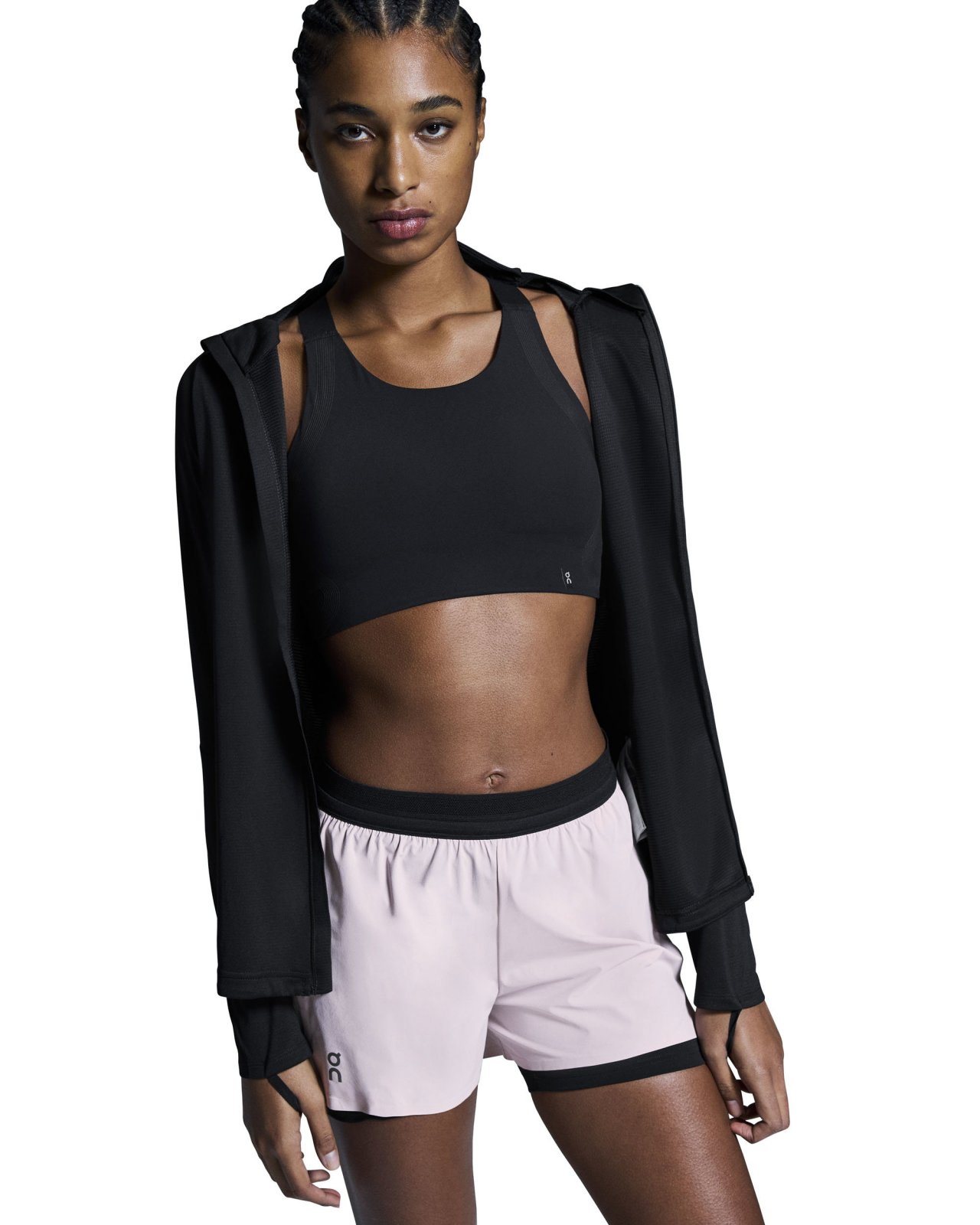 On - pantaloni scurti - 3" Performance 2/1 Shorts W - Black