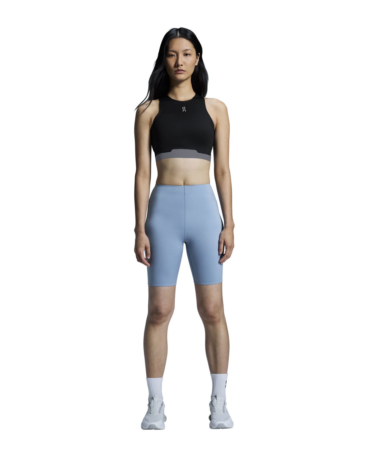 On - bustiera - Train 2-In-1 Crop W - Black