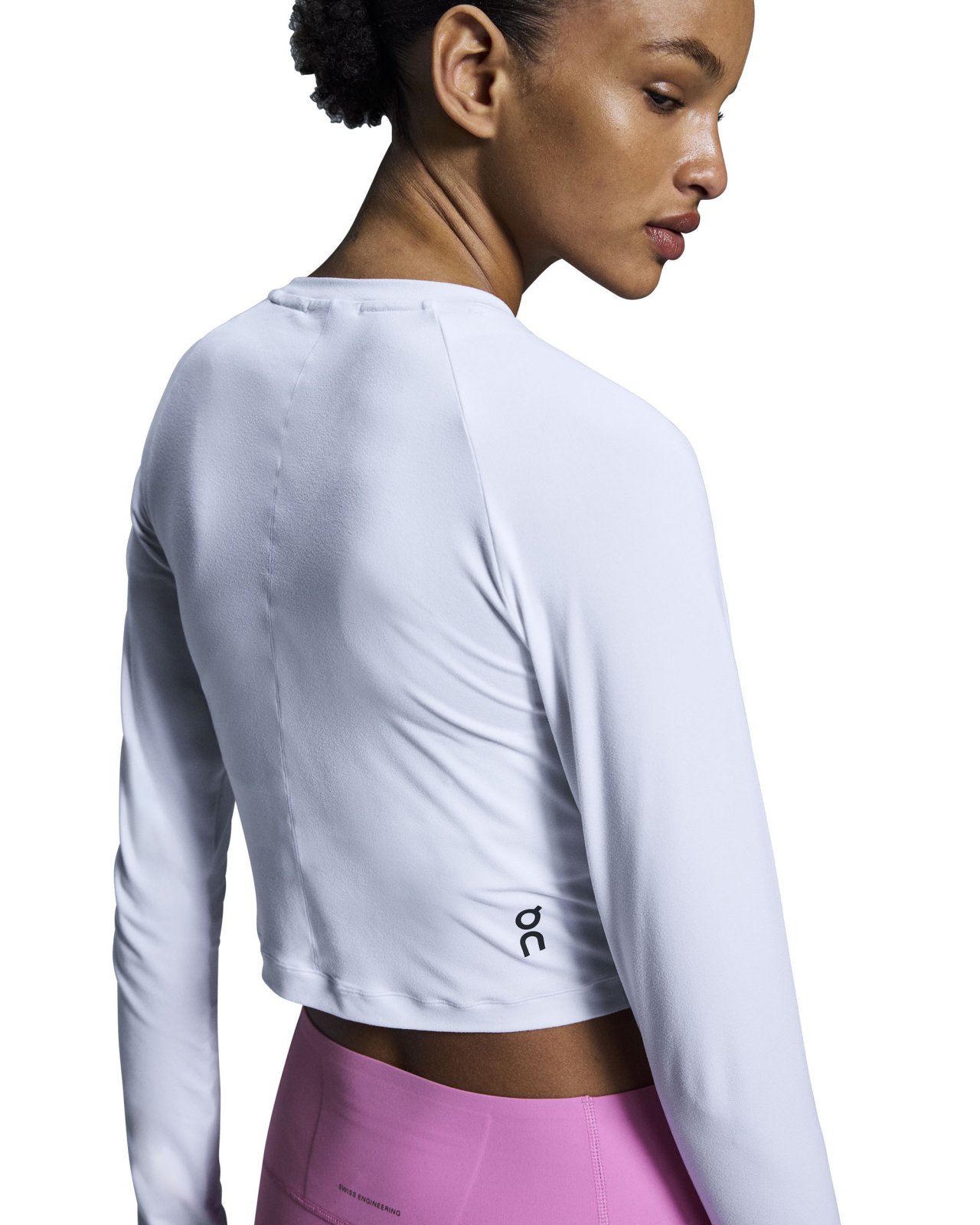 On - bluza - Studio Long-T Crop W - White