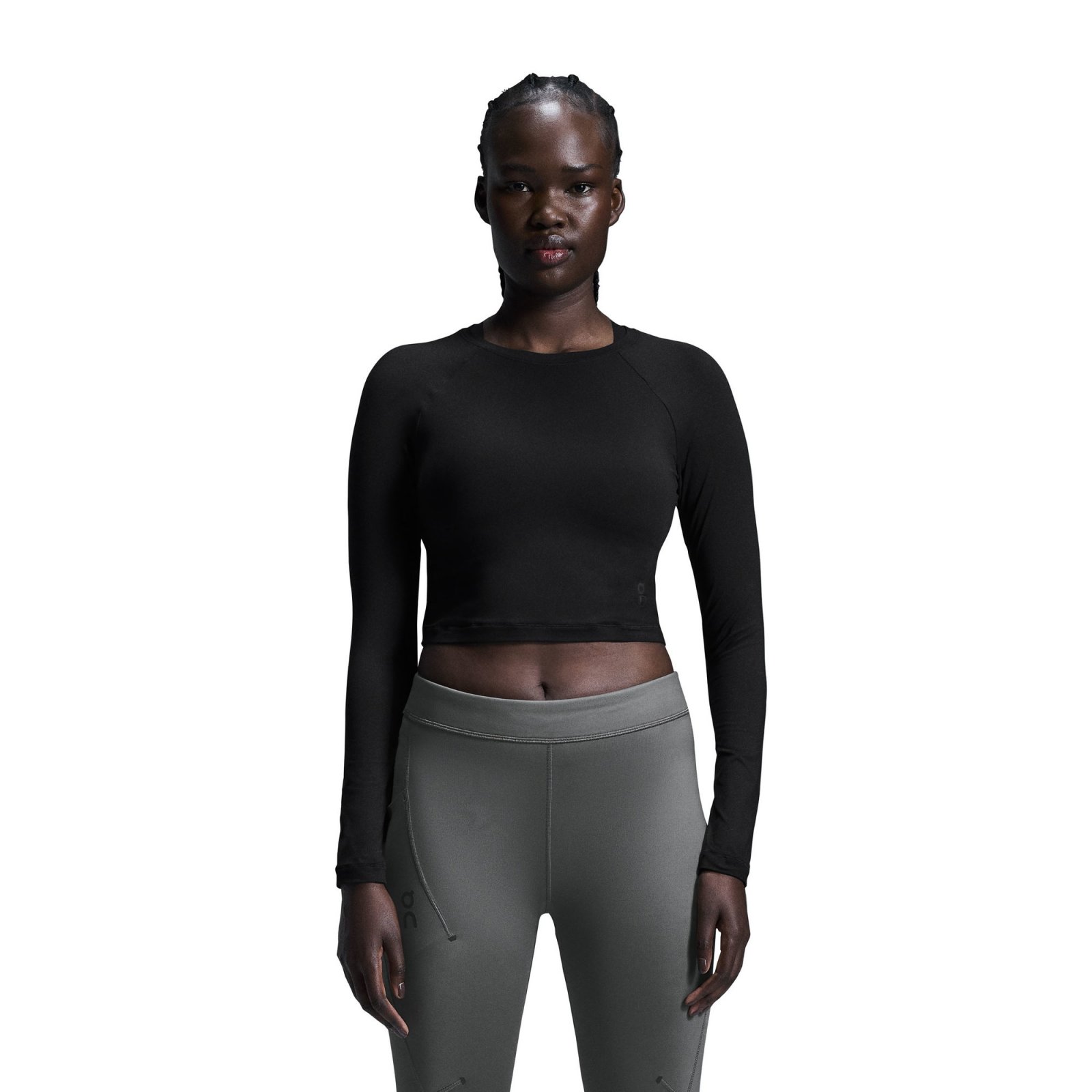On - bluza - Studio Long-T Crop W - White