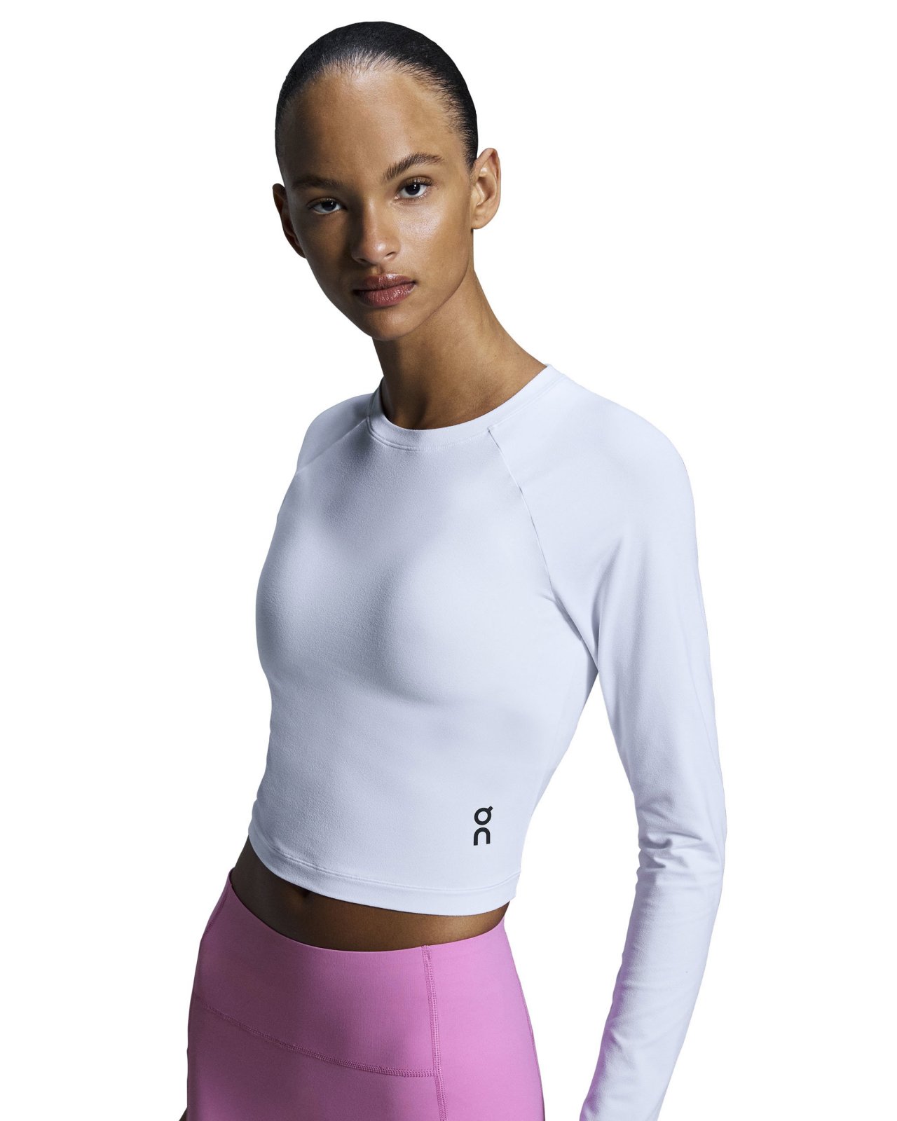 On - bluza - Studio Long-T Crop W - White