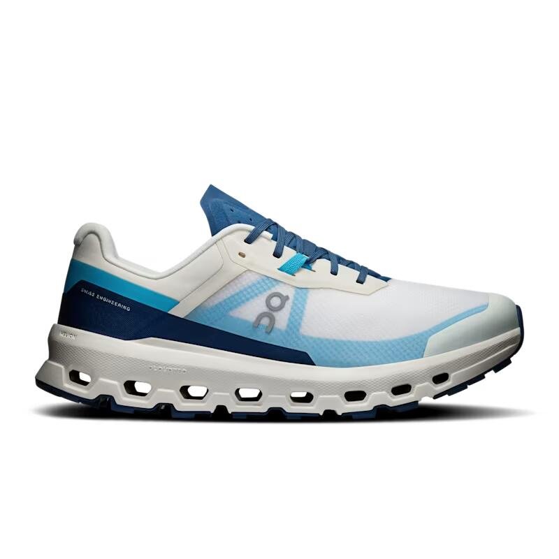 On - pantofi alergare trail - Cloudvista 2 - alb | albastru