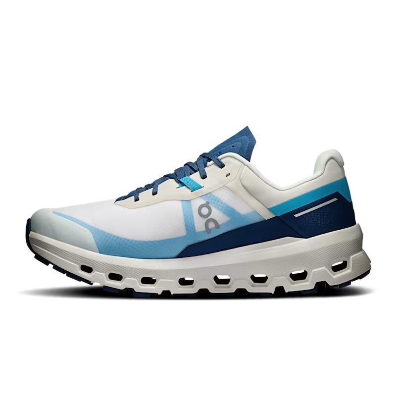 On - pantofi alergare trail - Cloudvista 2 - alb | albastru