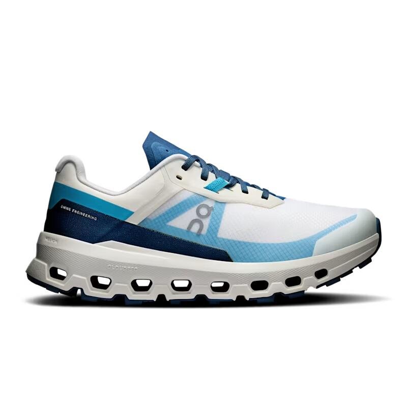 On - pantofi alergare trail - Cloudvista 2 W - alb | albastru