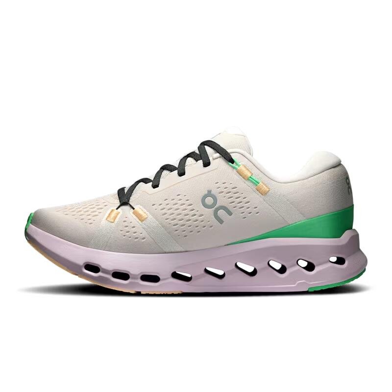 On - pantofi alergare - Cloudsurfer 2 W - crem | mov
