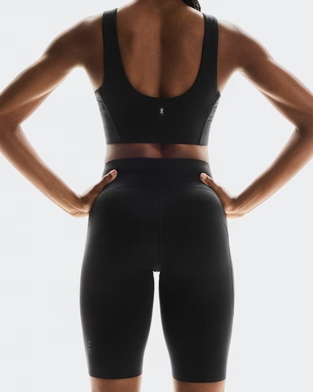 On - colanti - Studio Tights Short - negru