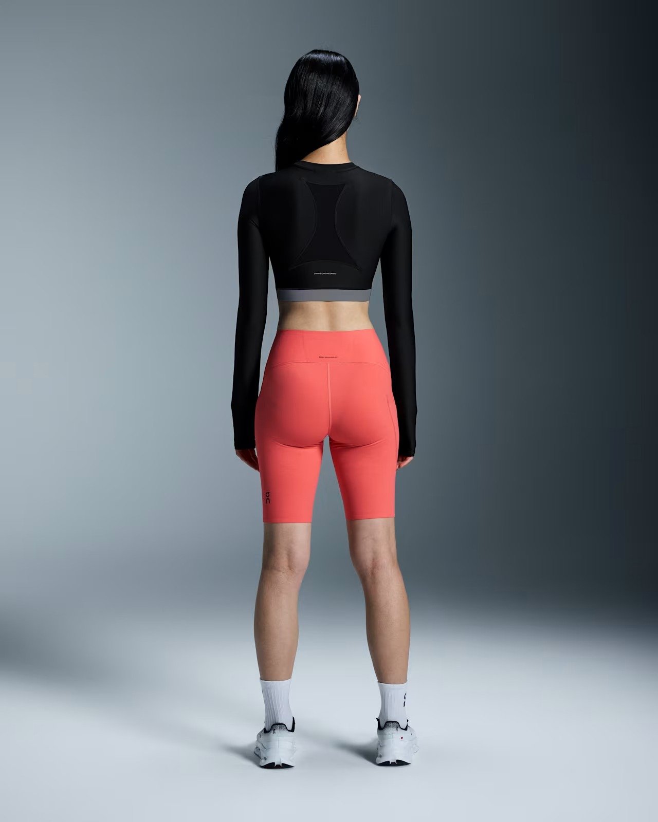 On - colanti - Studio Tights Short - negru