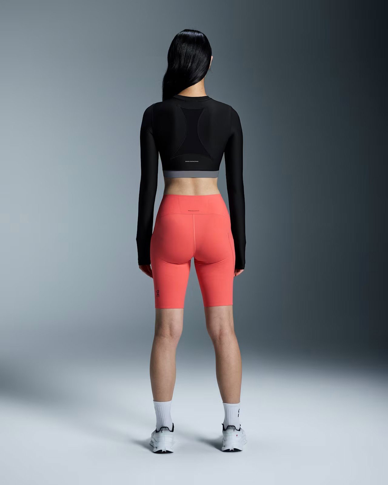 On - colanti - Studio Tights Short - negru