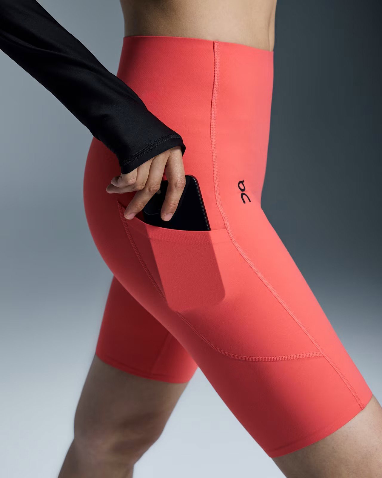 On - colanti - Studio Tights Short - negru