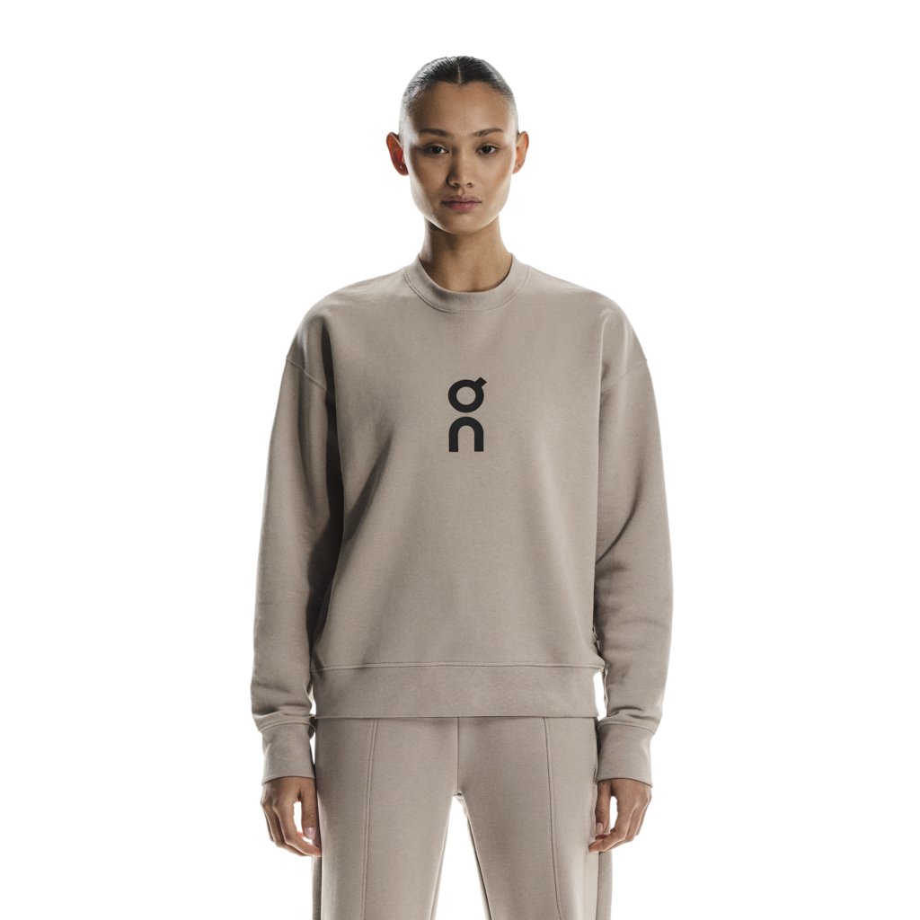 On - bluza cu maneca lunga - Club Crew W - Desert