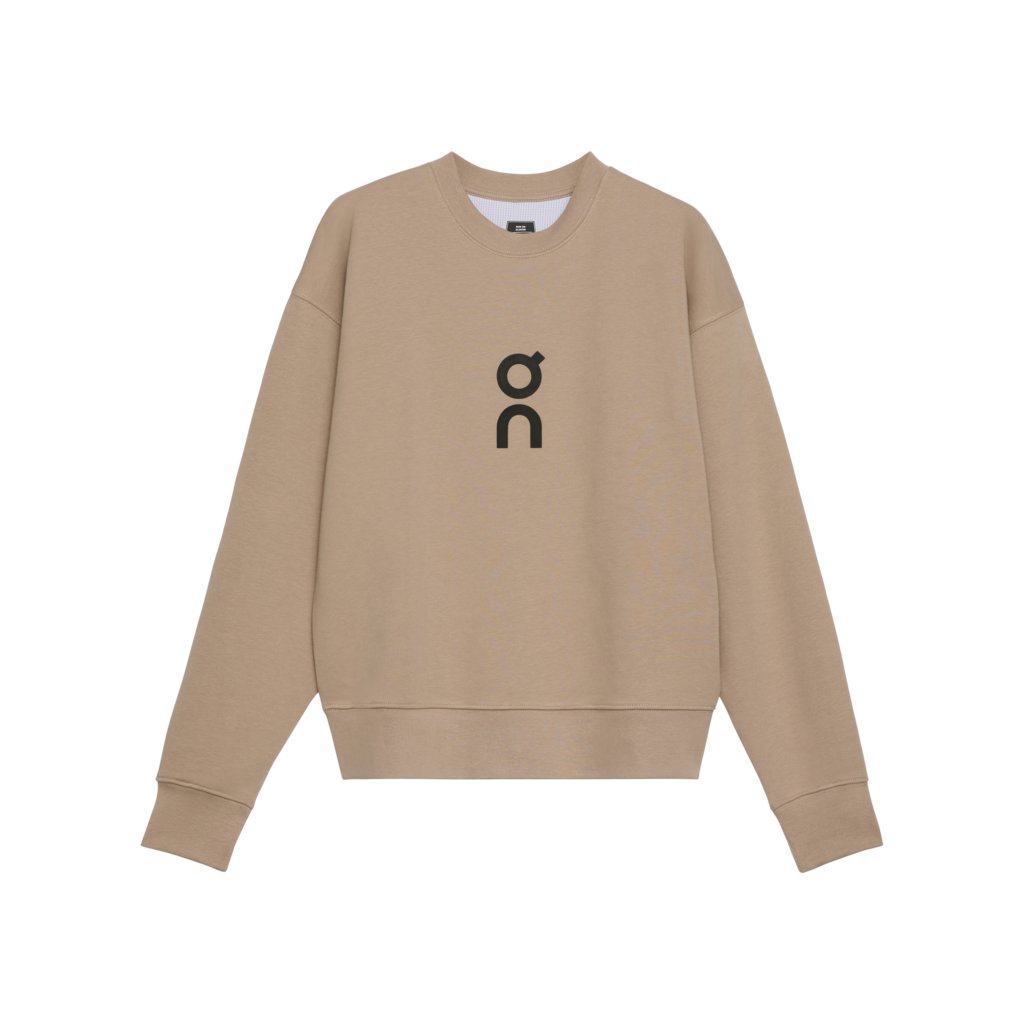 On - bluza cu maneca lunga - Club Crew W - Desert