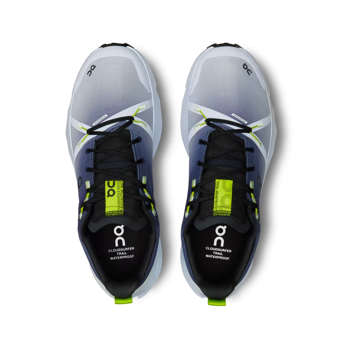On - pantofi alergare trail - Cloudsurfer Trail WP - mov gri Black | Heather