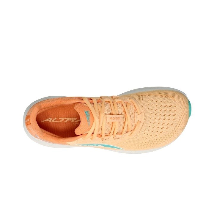 Pantofi alergare asfalt - Provision 7 W - portocaliu-verde