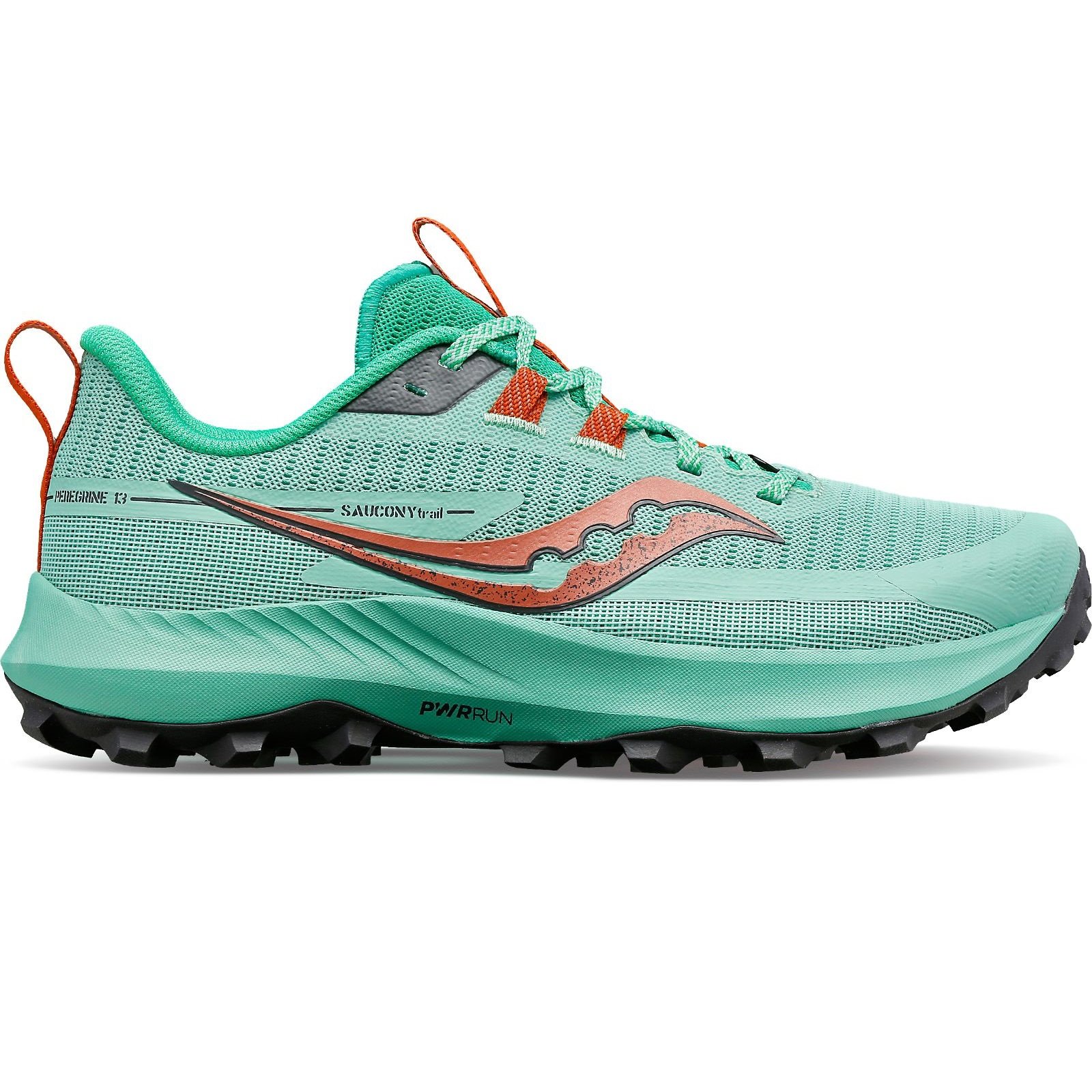 Saucony - pantofi alergare pentru femei Peregrine 13 - verde deschis