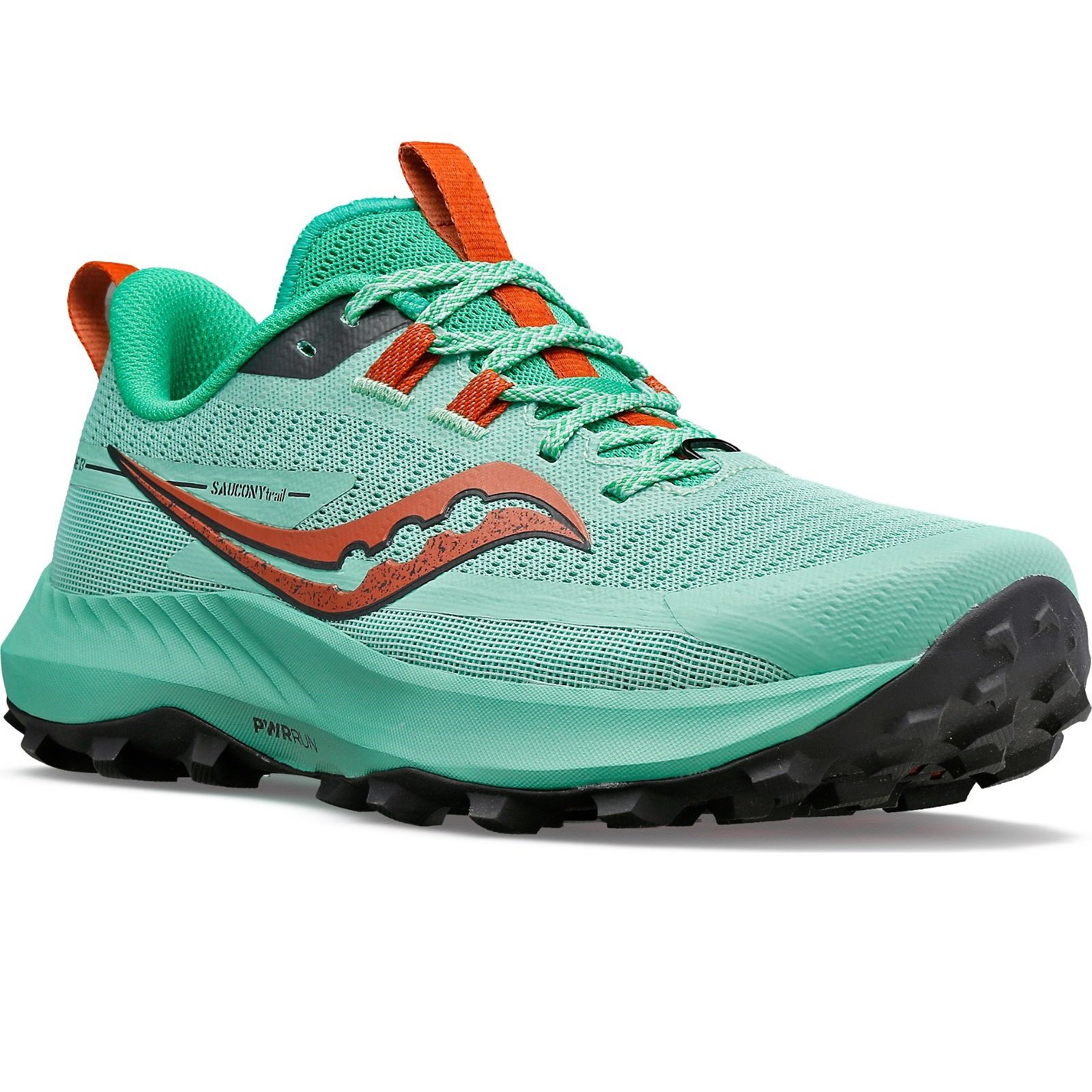 Saucony - pantofi alergare pentru femei Peregrine 13 - verde deschis