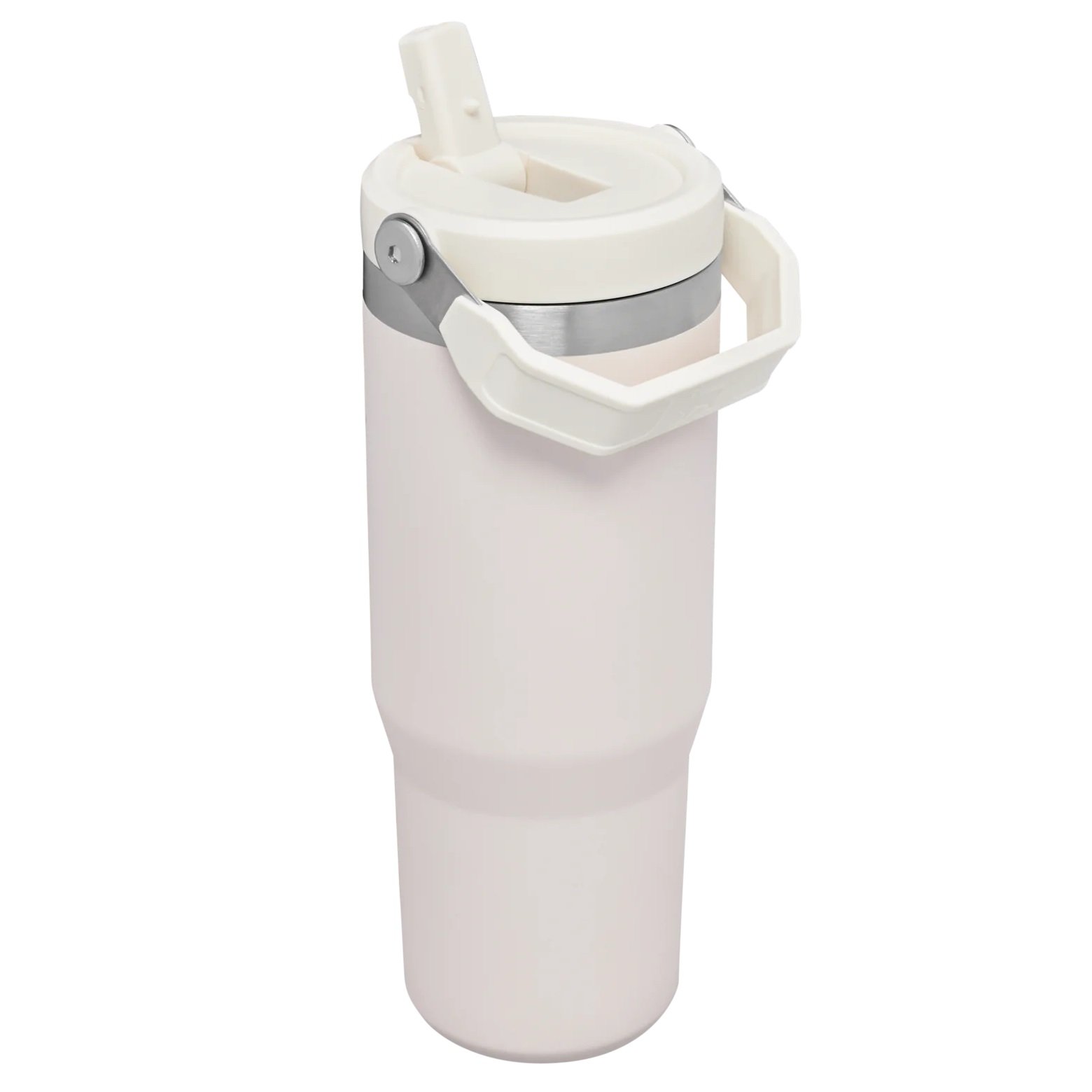 Stanley - termos tip sticla cu pai - Flip Straw Tumbler - roz deschis - 890 ml