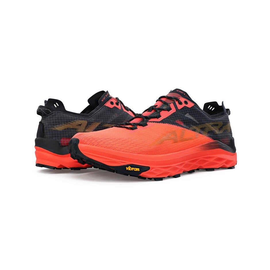 Pantofi alergare montana pentru femei Mont Blanc - portocaliu Coral negru