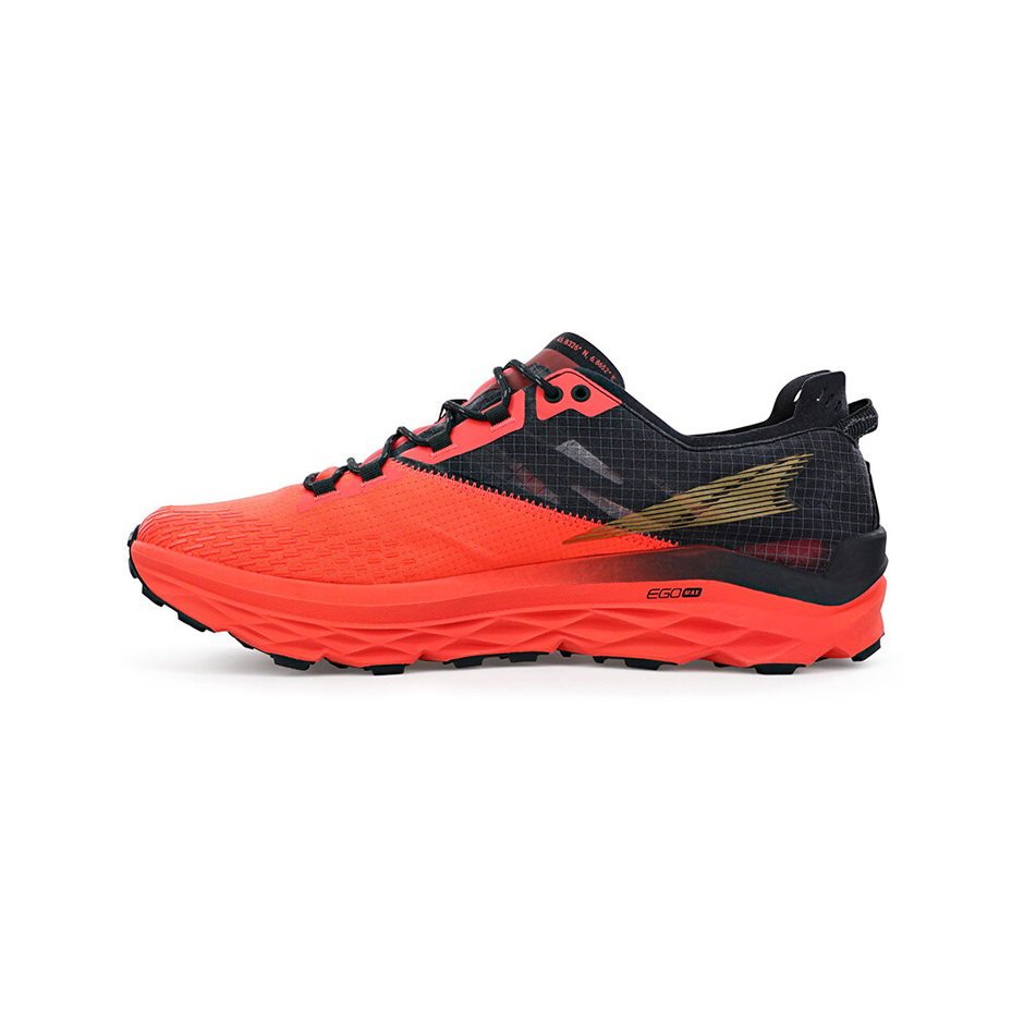 Pantofi alergare montana pentru femei Mont Blanc - portocaliu Coral negru