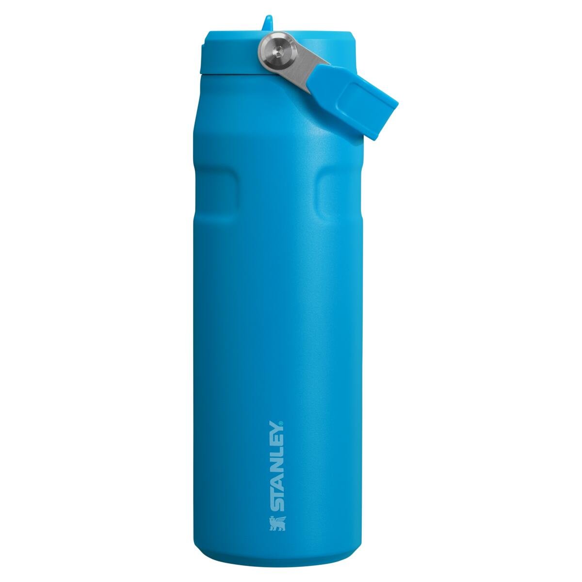 Stanley - termos tip sticla cu pai - Iceflow Flip Straw 2.0 - alb - 0.7 L