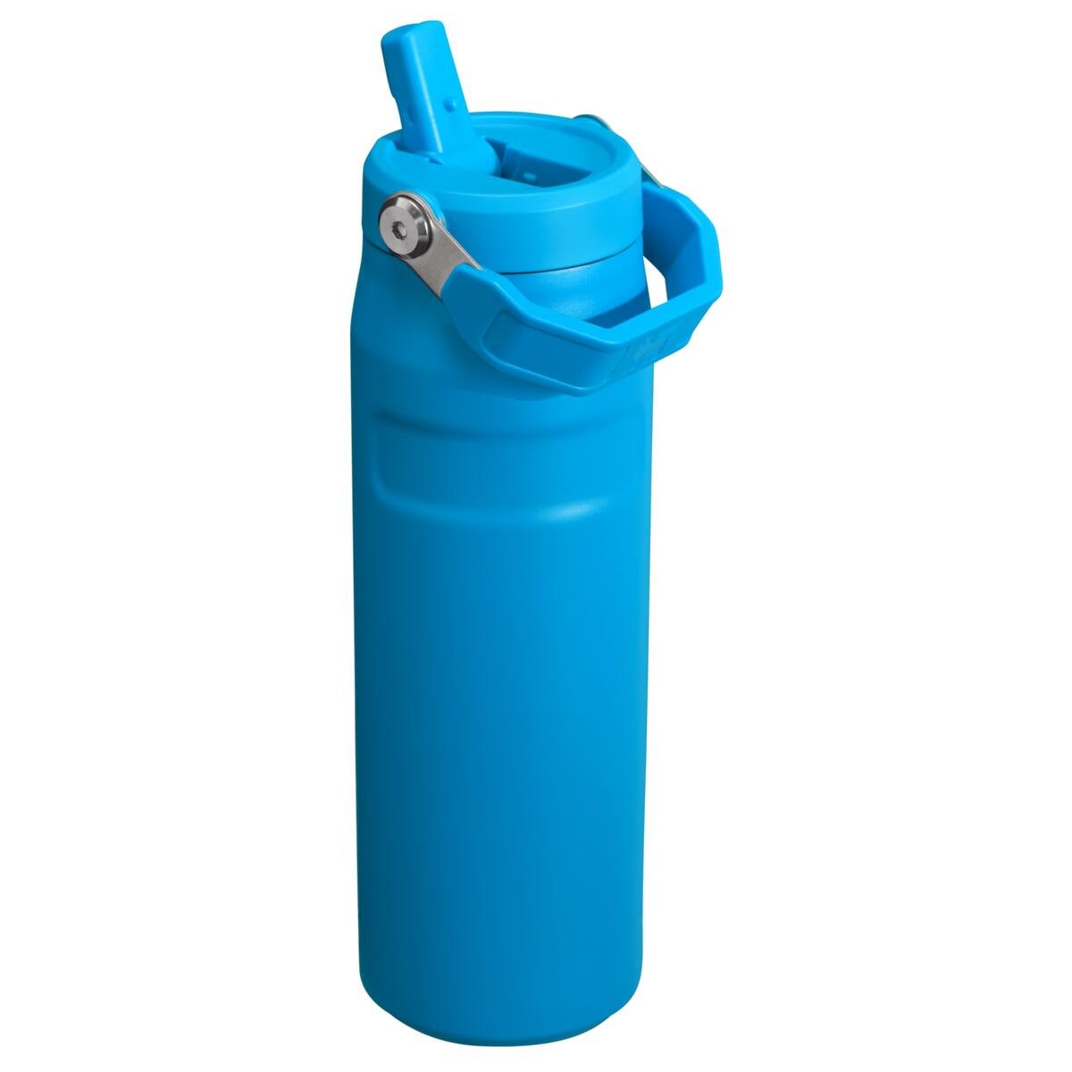 Stanley - termos tip sticla cu pai - Iceflow Flip Straw 2.0 - alb - 0.7 L