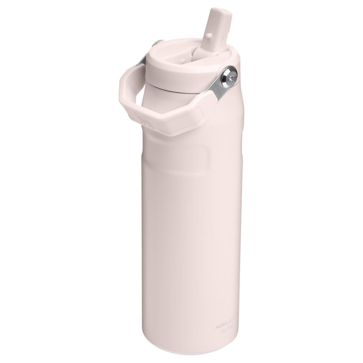 Stanley - termos tip sticla cu pai - Iceflow Flip Straw 2.0 - alb - 0.7 L
