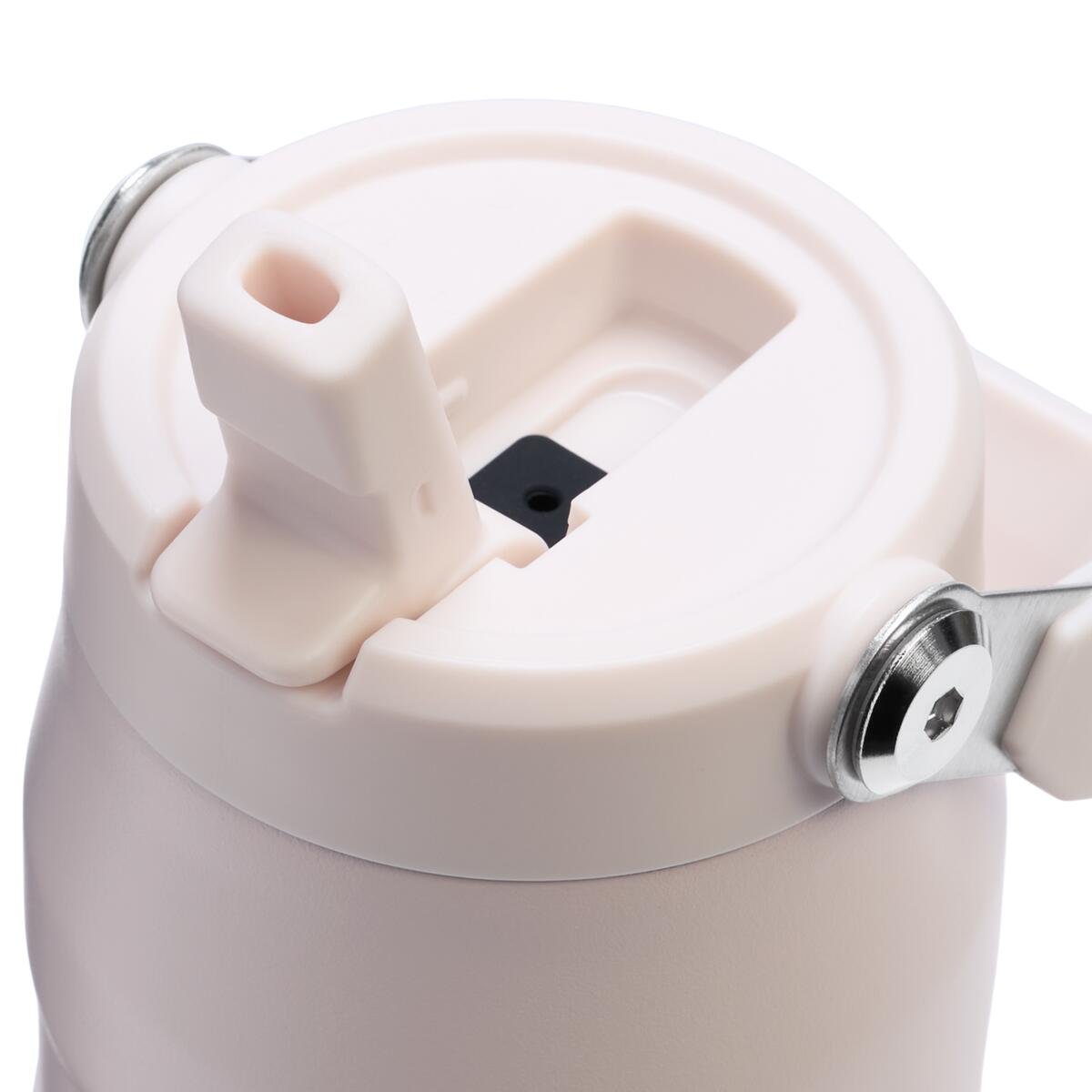 Stanley - termos tip sticla cu pai - Iceflow Flip Straw 2.0 - alb - 0.7 L