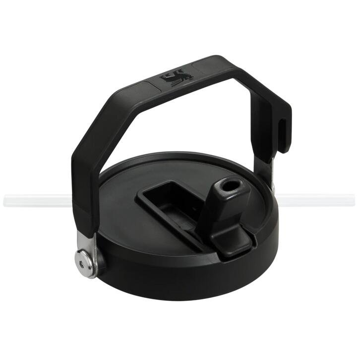 Stanley - termos clasic cu maner - The IceFlow Flip Straw Jug - negru - 1.9 Litri