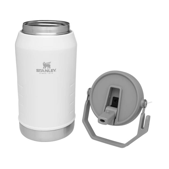 Stanley - termos clasic cu maner - The IceFlow Flip Straw Jug - negru - 1.9 Litri