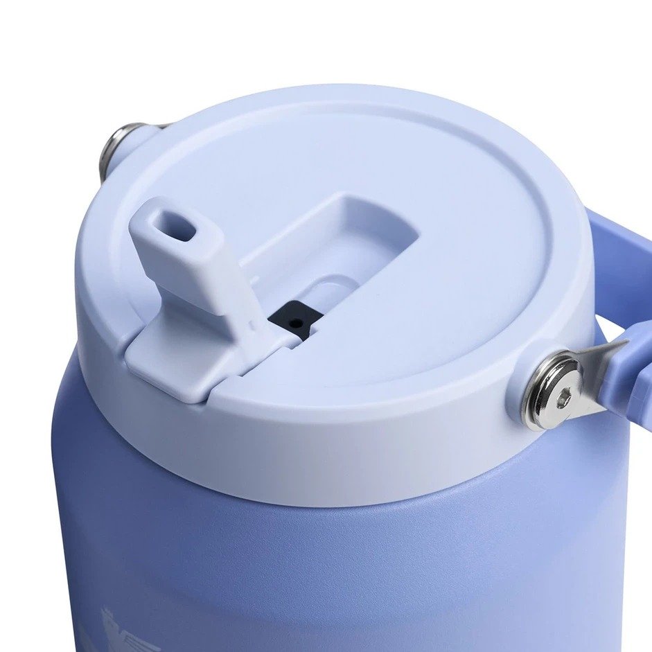 Stanley - termos clasic cu maner - The IceFlow Flip Straw Jug - negru - 1.9 Litri