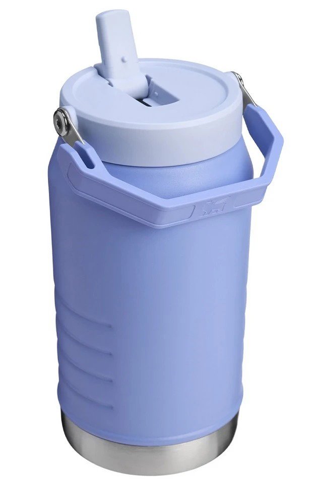 Stanley - termos clasic cu maner - The IceFlow Flip Straw Jug - negru - 1.9 Litri