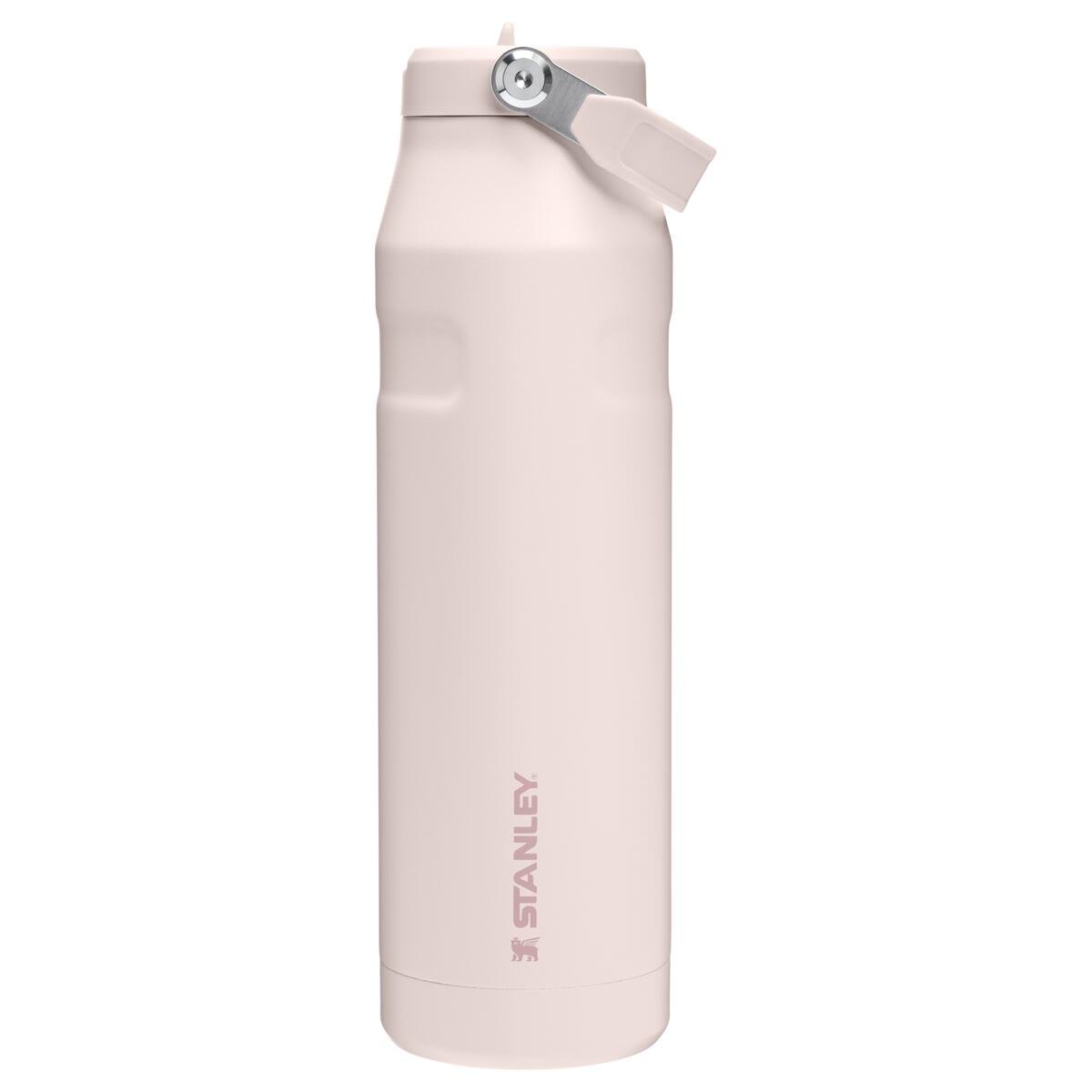 Stanley - termos tip sticla cu pai - Iceflow Flip Straw Lid - coral - 1.06 L