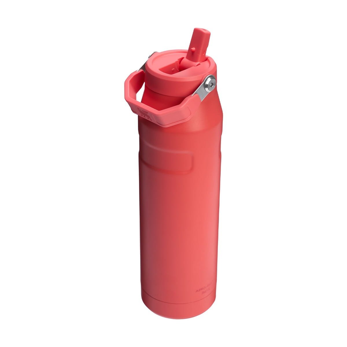 Stanley - termos tip sticla cu pai - Iceflow Flip Straw Lid - coral - 1.06 L