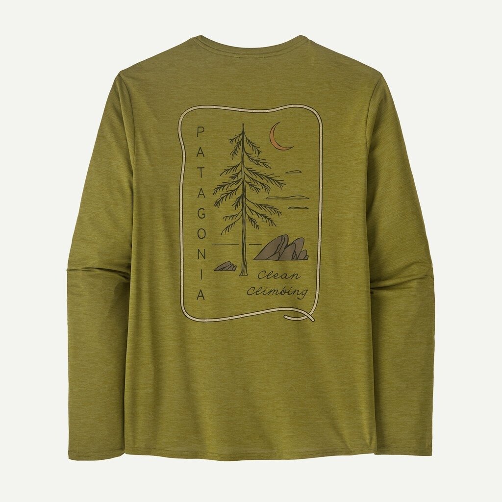Bluza - M Capilene Cool Daily Graphic Lands - Verde