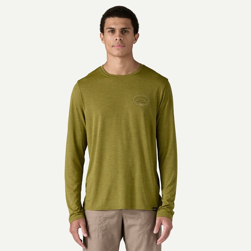 Bluza - M Capilene Cool Daily Graphic Lands - Verde
