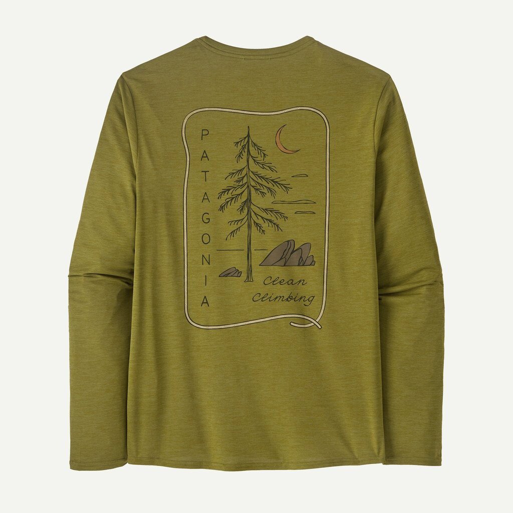 Bluza - M Capilene Cool Daily Graphic Lands - Verde