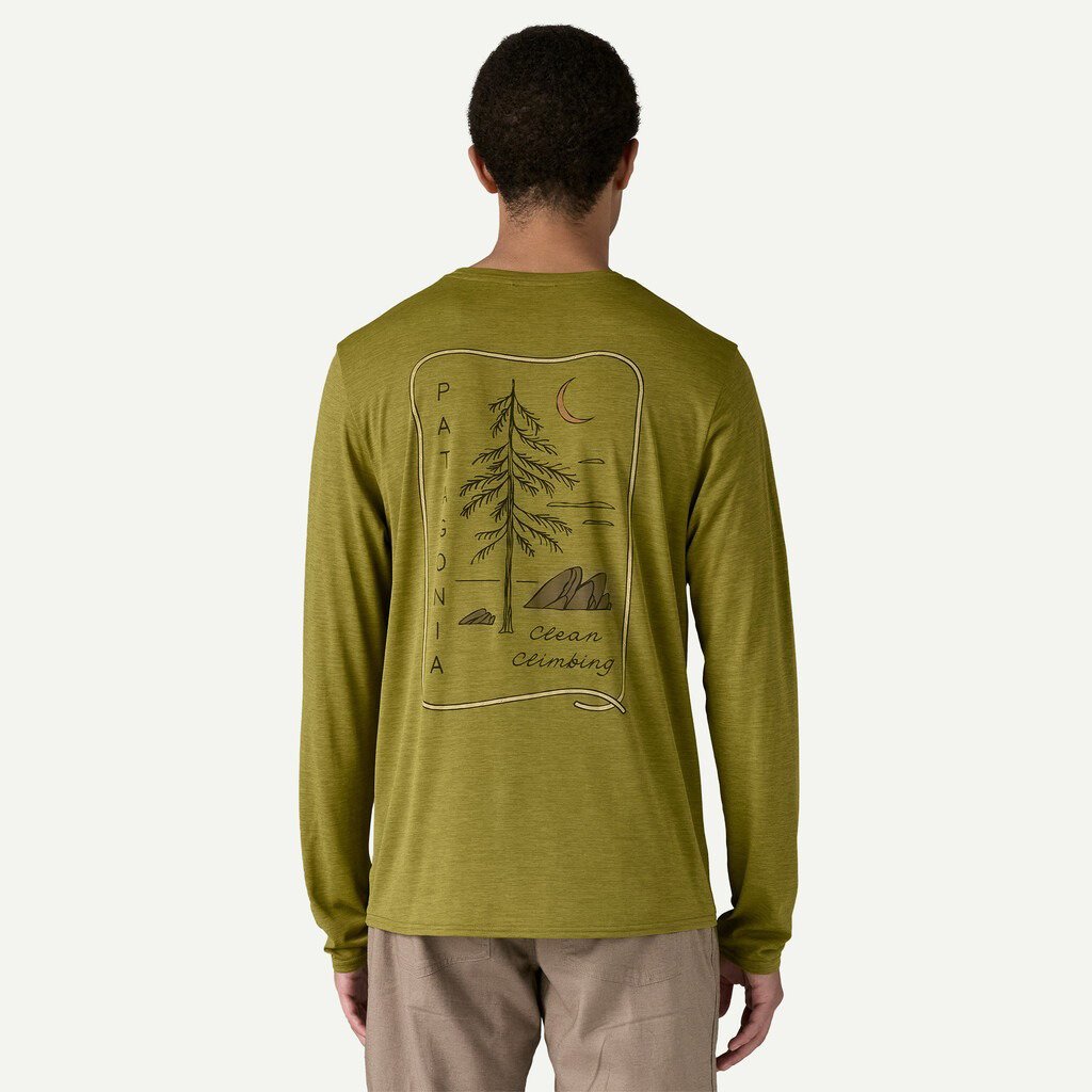 Bluza - M Capilene Cool Daily Graphic Lands - Verde