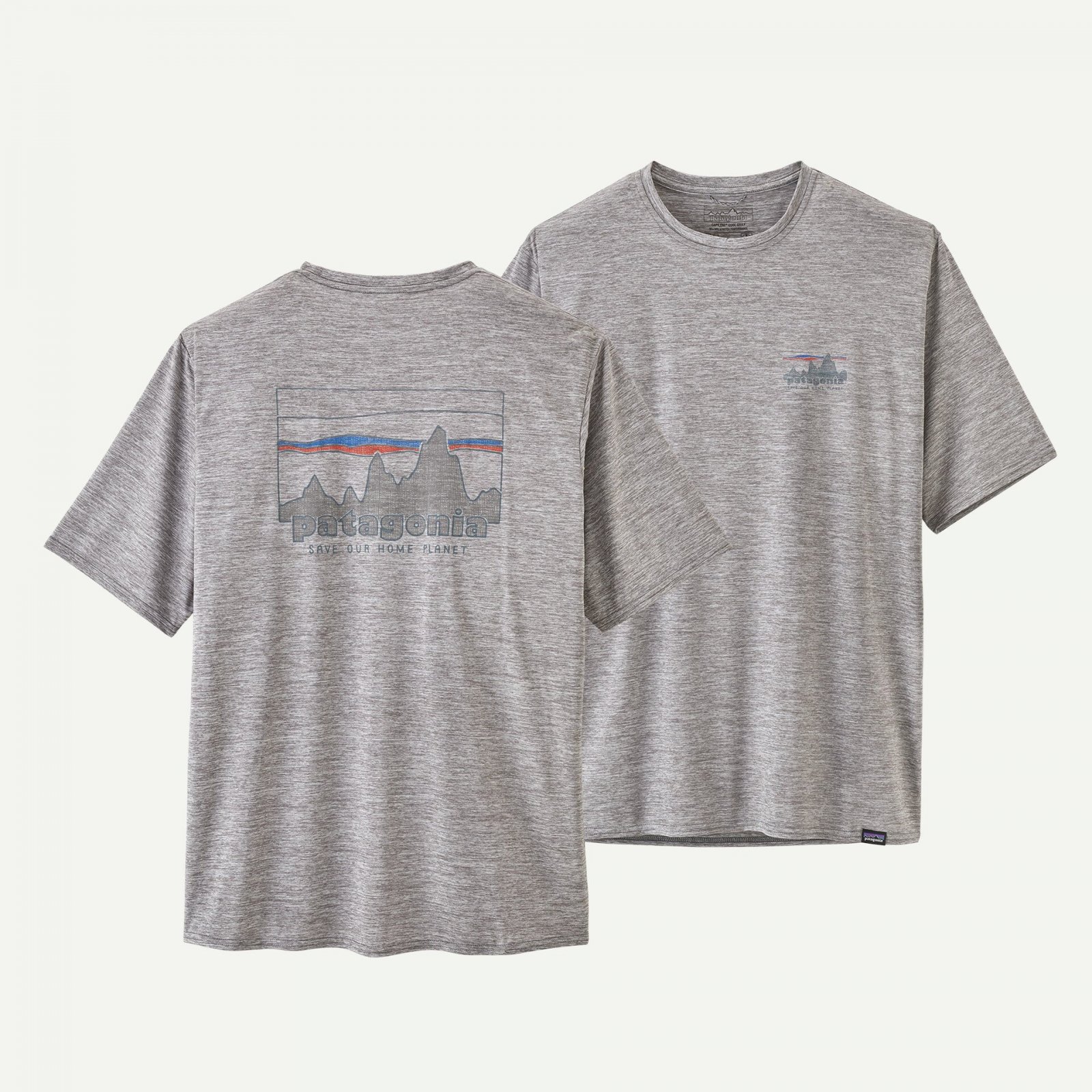Tricou - M Capilene Cool Daily Graphic - Gri