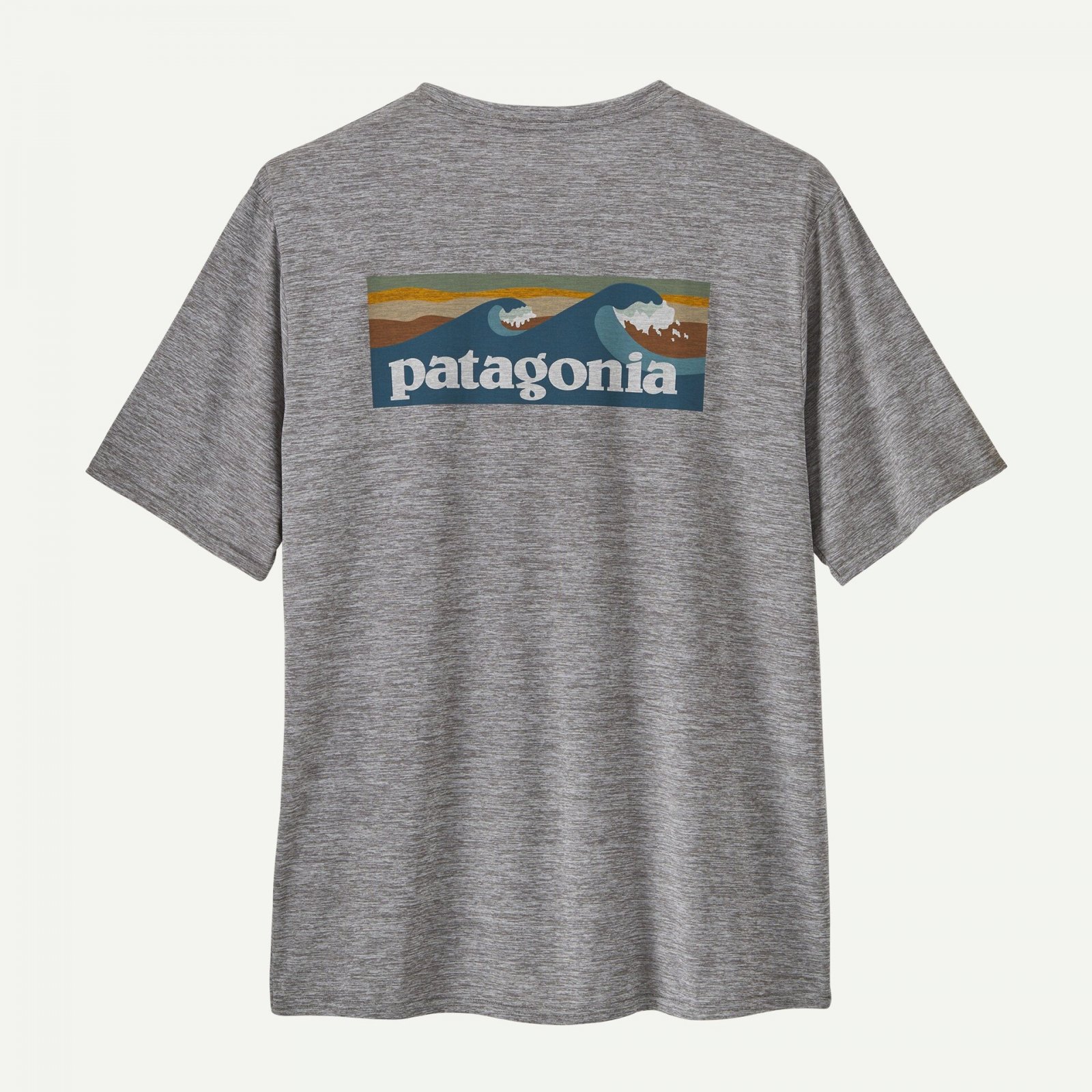 Tricou - M Capilene Cool Daily Graphic Waters - Gri