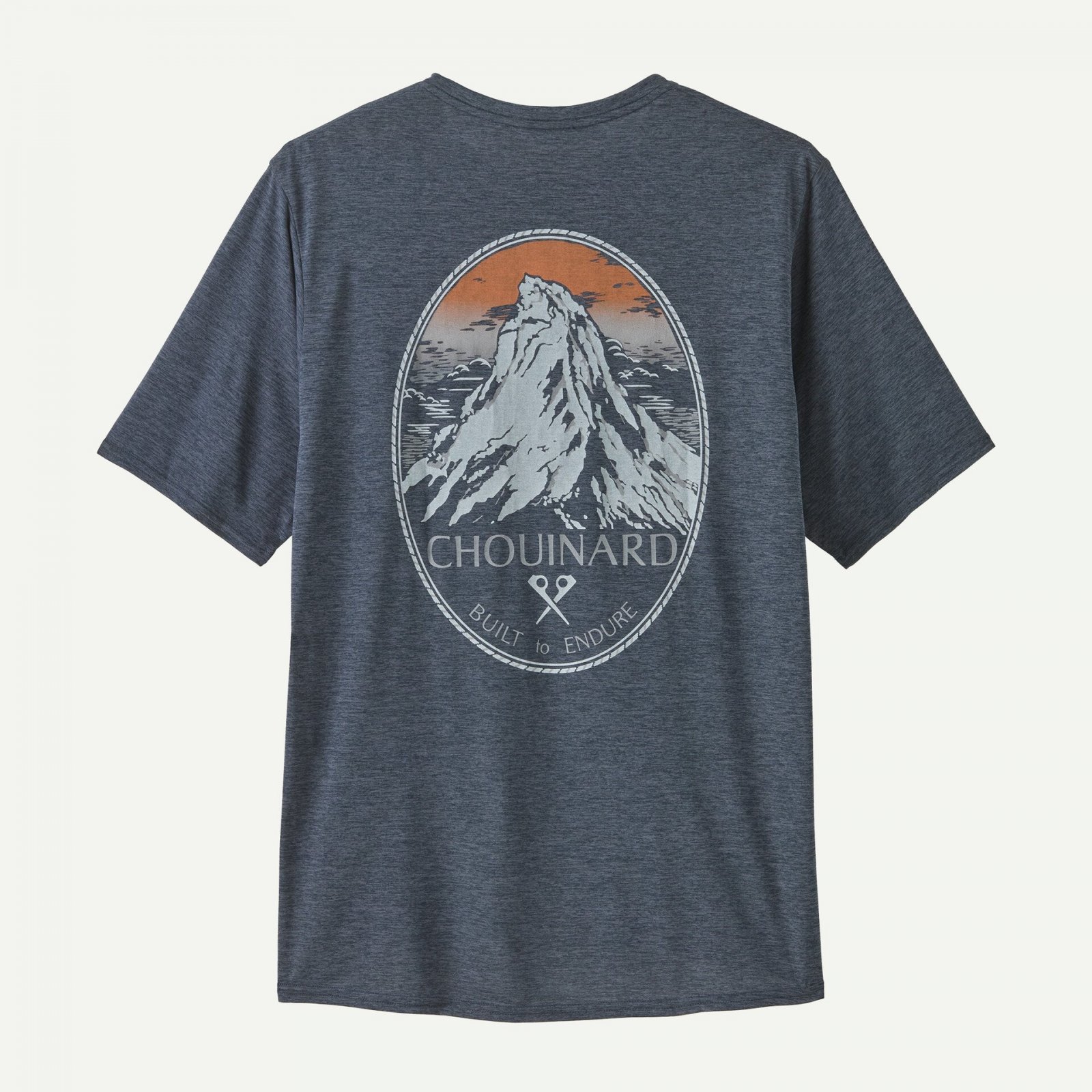 Tricou - M Capilene Cool Daily Graphic Lands - Albastru