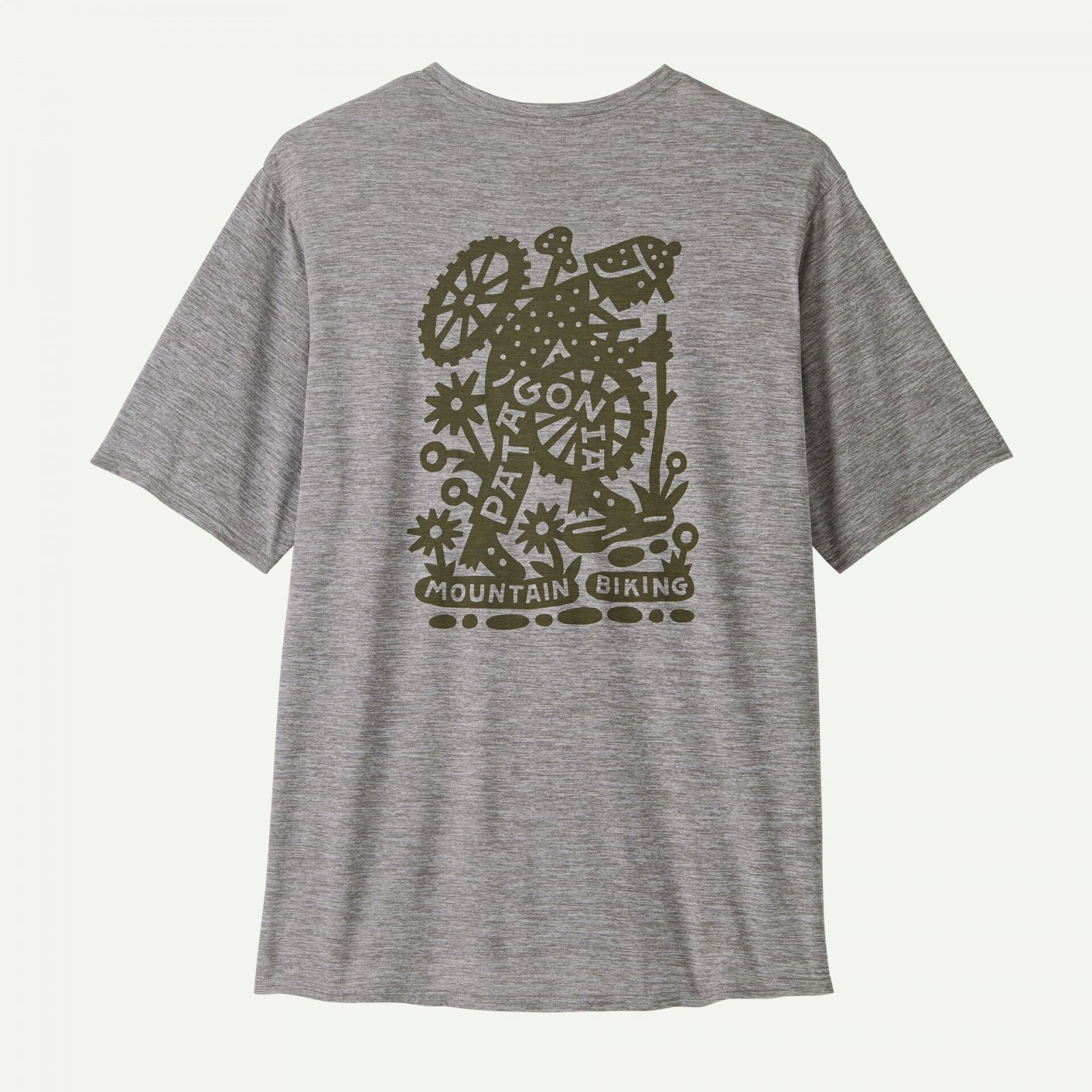 Tricou - M Capilene Cool Daily Graphic Lands - Albastru